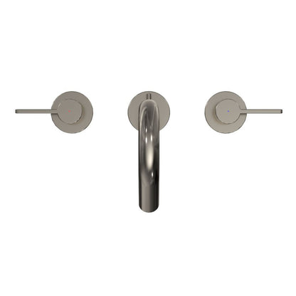 TOTO GF Polished Nickel 1.2 GPM Two-Handle Widespread Lever Handle Bathroom Sink Faucet With Drain Assembly