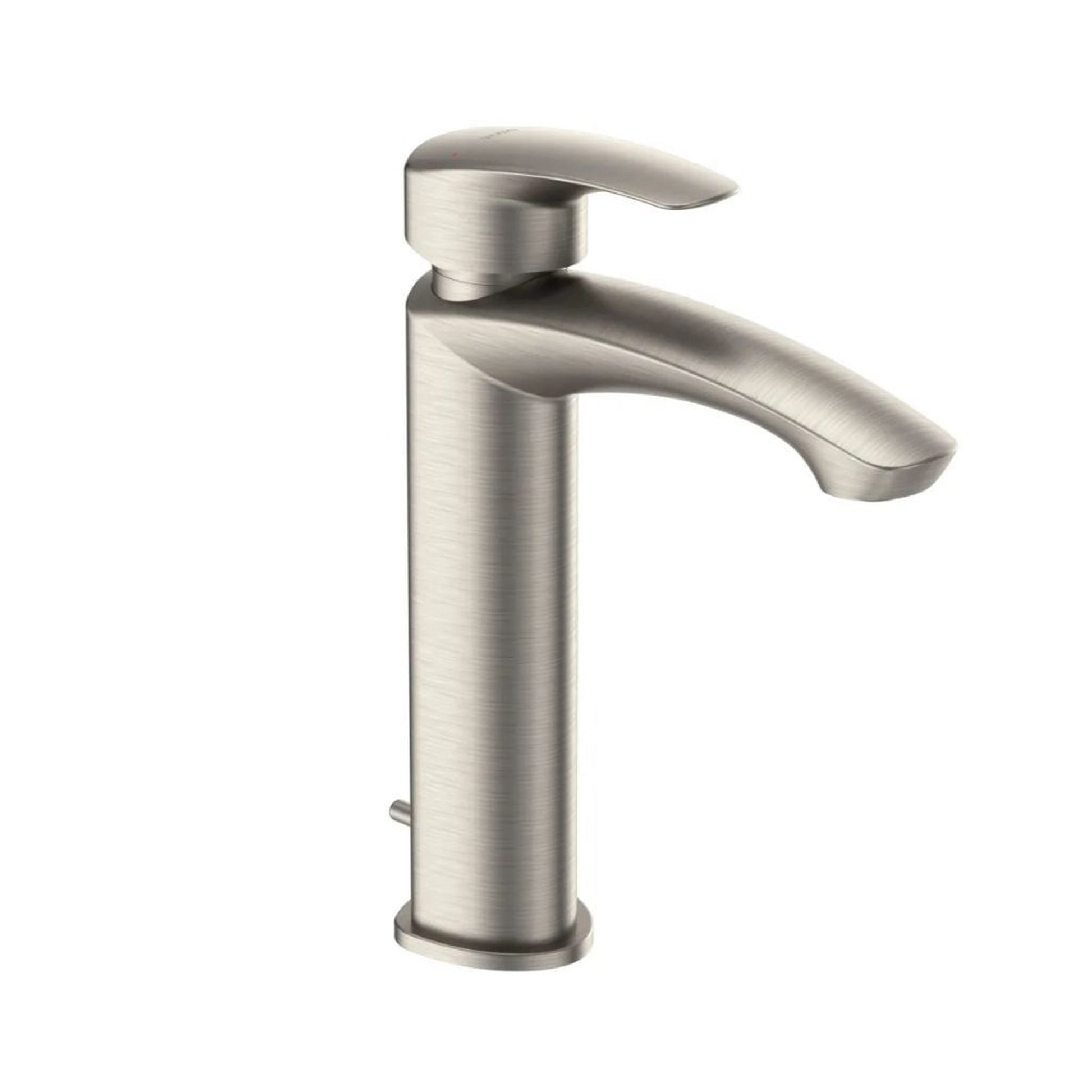 TOTO GM 1.2 GPM Brushed Nickel Single-Handle Semi-Vessel Bathroom Sink Faucet With Comfort Glide
