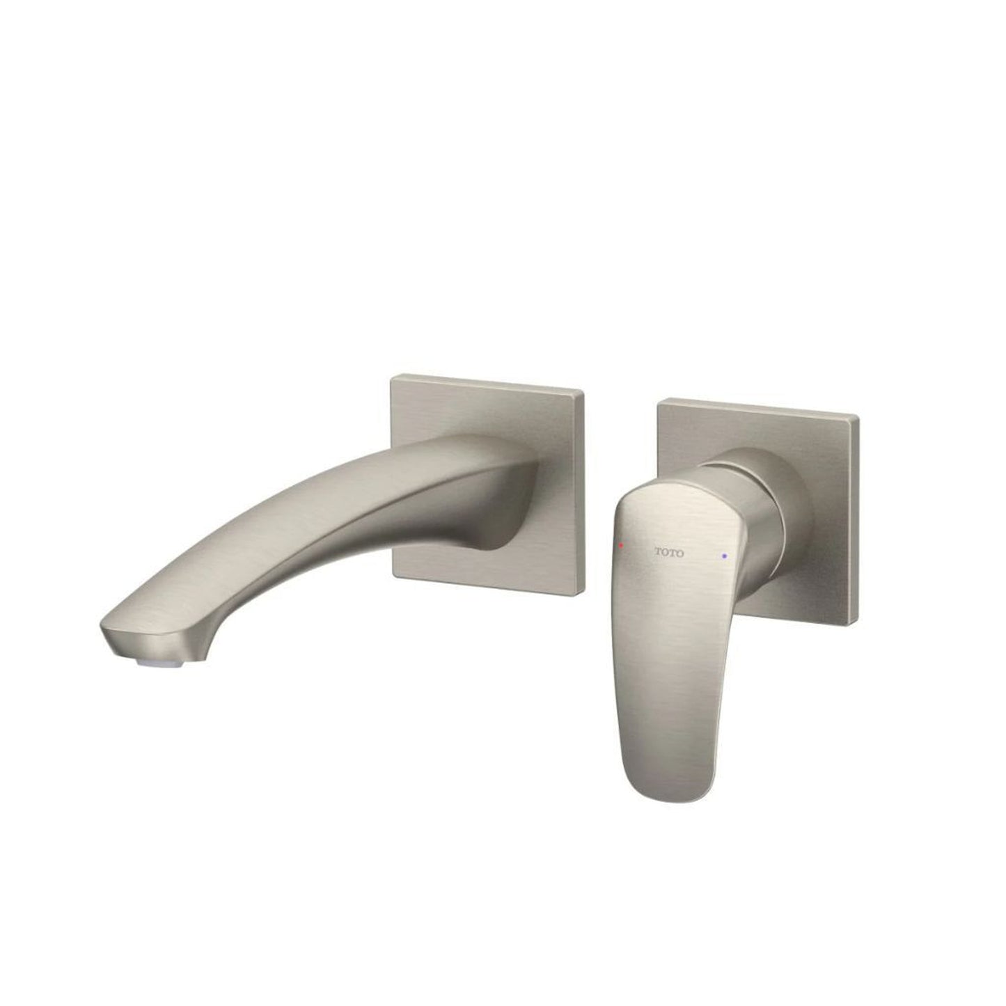 TOTO GM 1.2 GPM Brushed Nickel Single-Handle Wall-Mounted Long Bathroom Sink Faucet With Comfort Glide