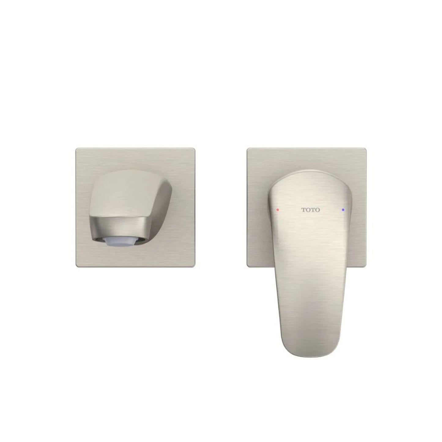 TOTO GM 1.2 GPM Brushed Nickel Single-Handle Wall-Mounted Long Bathroom Sink Faucet With Comfort Glide