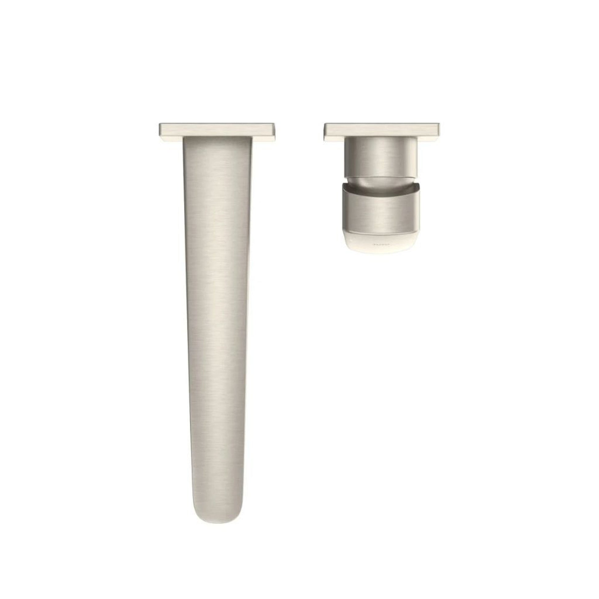 TOTO GM 1.2 GPM Brushed Nickel Single-Handle Wall-Mounted Long Bathroom Sink Faucet With Comfort Glide