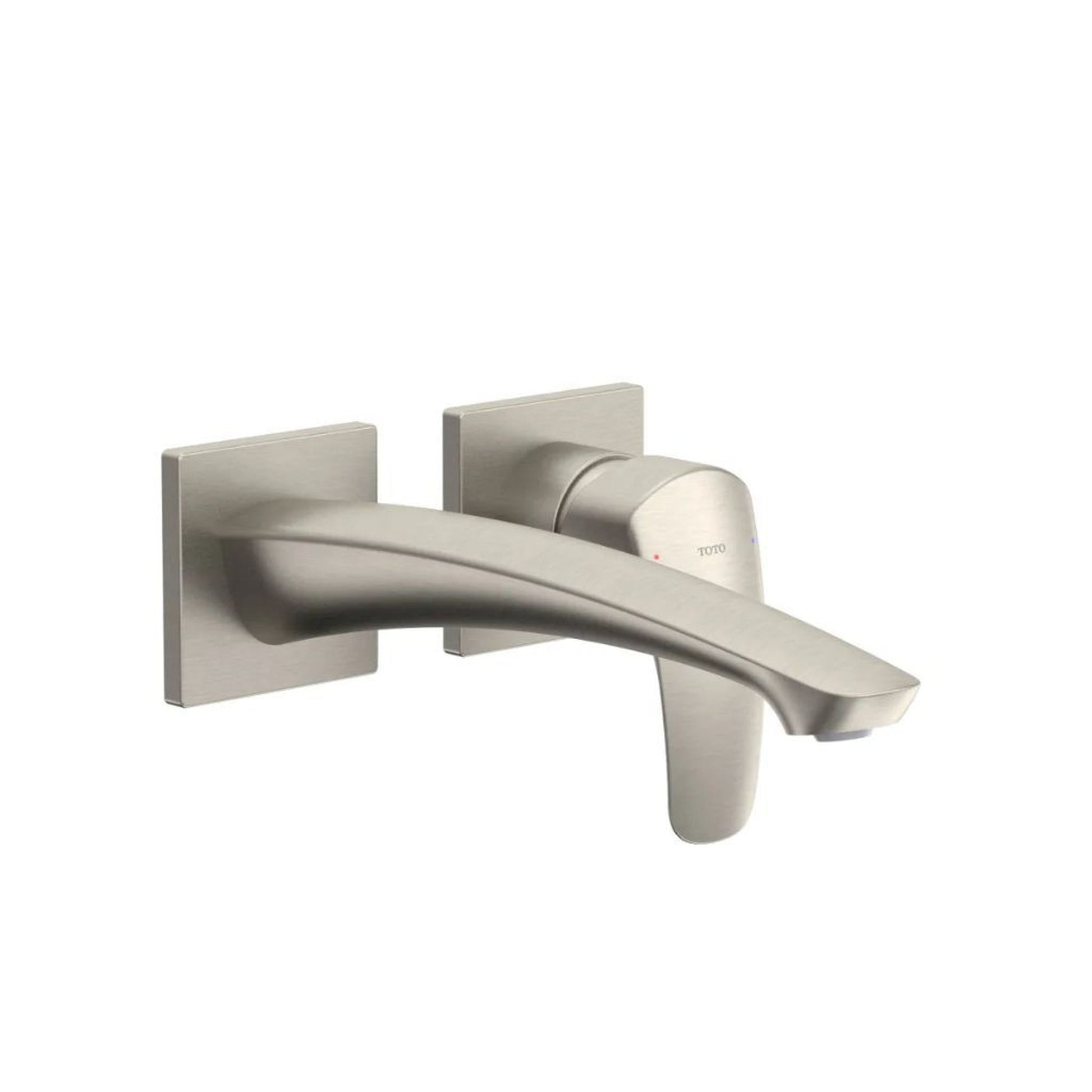 TOTO GM 1.2 GPM Brushed Nickel Single-Handle Wall-Mounted Long Bathroom Sink Faucet With Comfort Glide