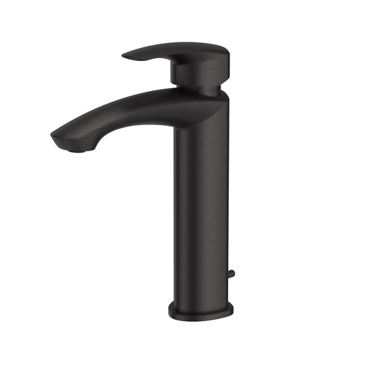 TOTO GM 1.2 GPM Matte Black Semi Vessel Single Handle Faucet