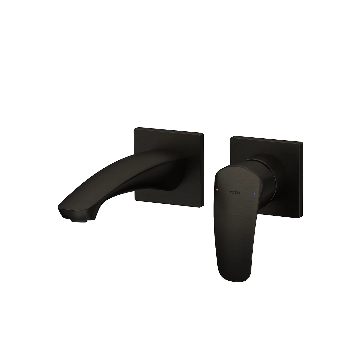 TOTO GM 1.2 GPM Matte Black Short Wall Mount Faucet