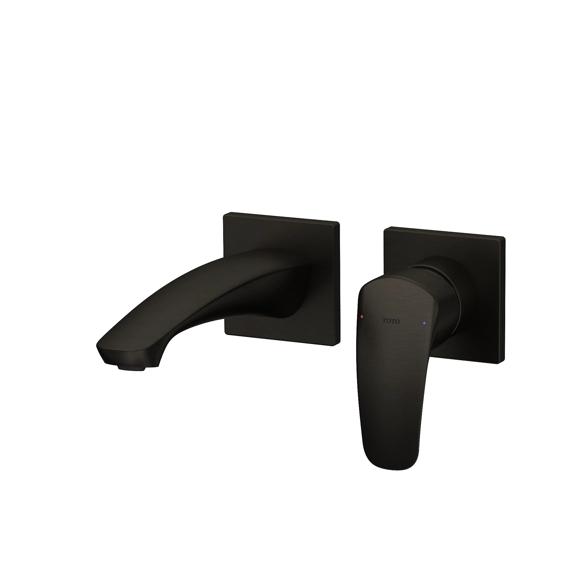TOTO GM 1.2 GPM Matte Black Short Wall Mount Faucet