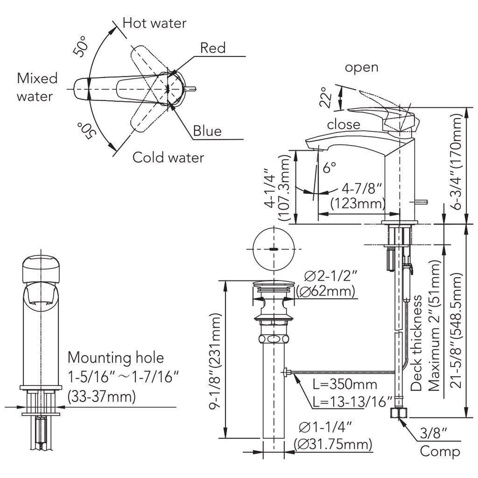 TOTO GM 1.2 GPM Polished Chrome Single-Handle Bathroom Sink Faucet With Comfort Glide