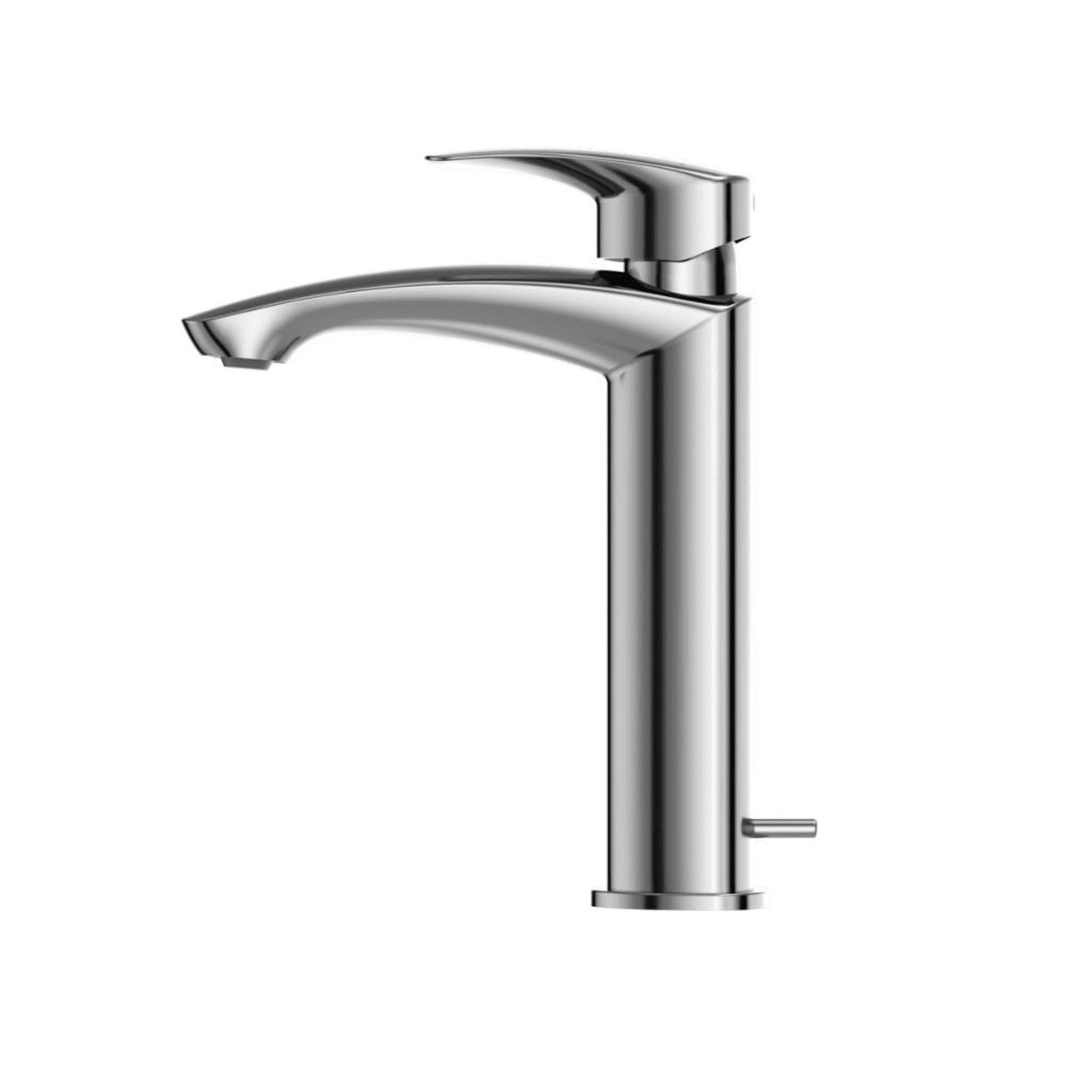TOTO GM 1.2 GPM Polished Chrome Single-Handle Semi-Vessel Bathroom Sink Faucet With Comfort Glide