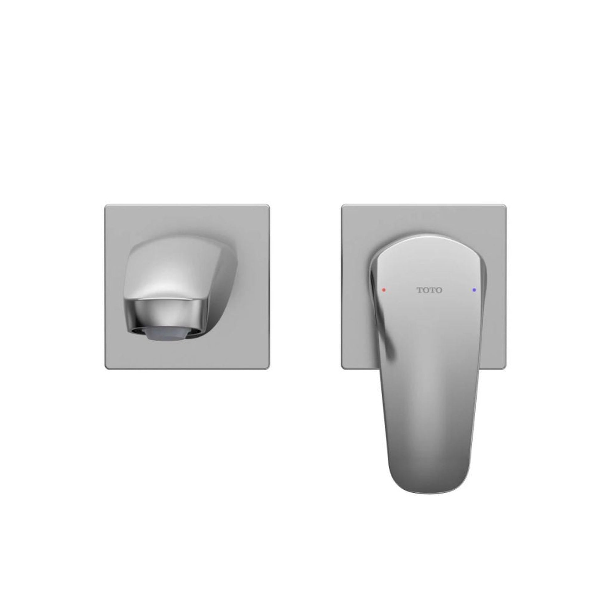 TOTO GM 1.2 GPM Polished Chrome Single-Handle Wall-Mounted Long Bathroom Sink Faucet With Comfort Glide