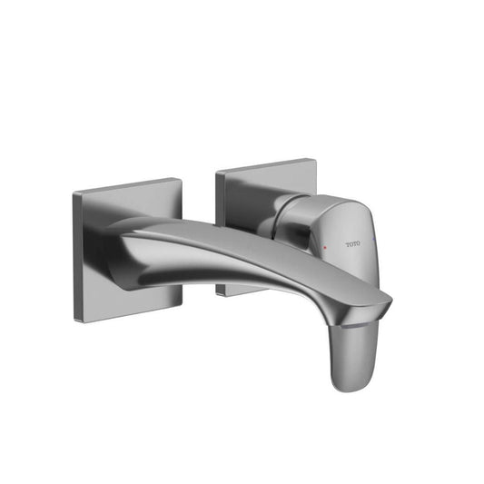 TOTO GM 1.2 GPM Polished Chrome Single-Handle Wall-Mounted Short Bathroom Sink Faucet With Comfort Glide