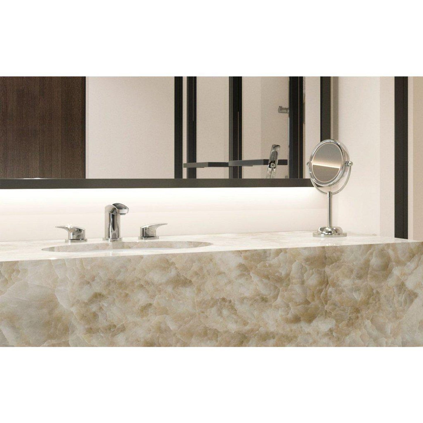 TOTO GM 1.2 GPM Polished Chrome Two-Handle Widespread Bathroom Sink Faucet With Drain Assembly