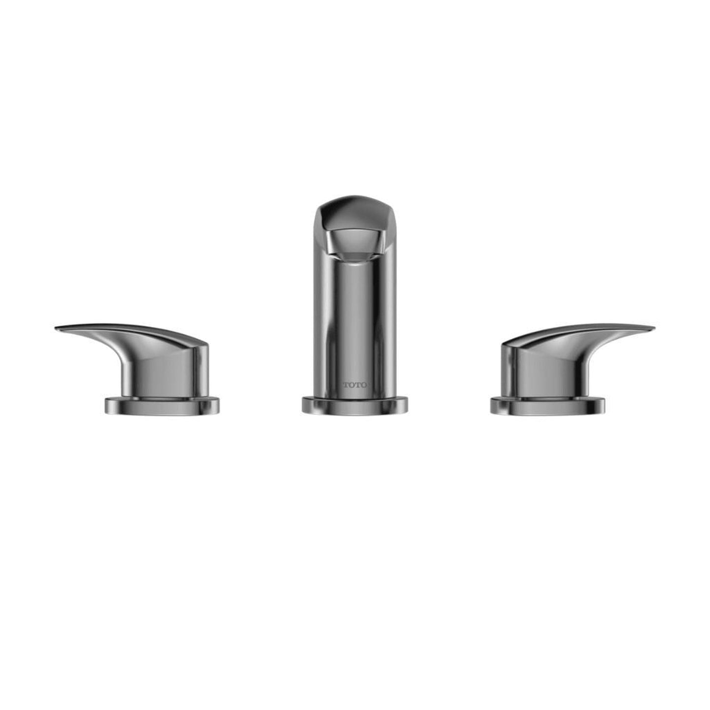 TOTO GM 1.2 GPM Polished Chrome Two-Handle Widespread Bathroom Sink Faucet With Drain Assembly