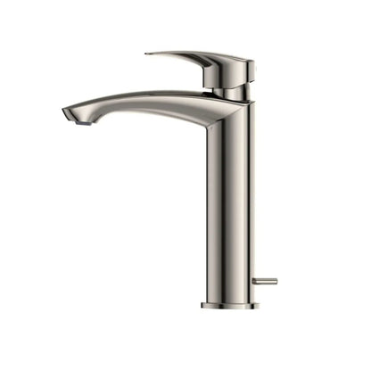 TOTO GM 1.2 GPM Polished Nickel Single-Handle Semi-Vessel Bathroom Sink Faucet With Comfort Glide
