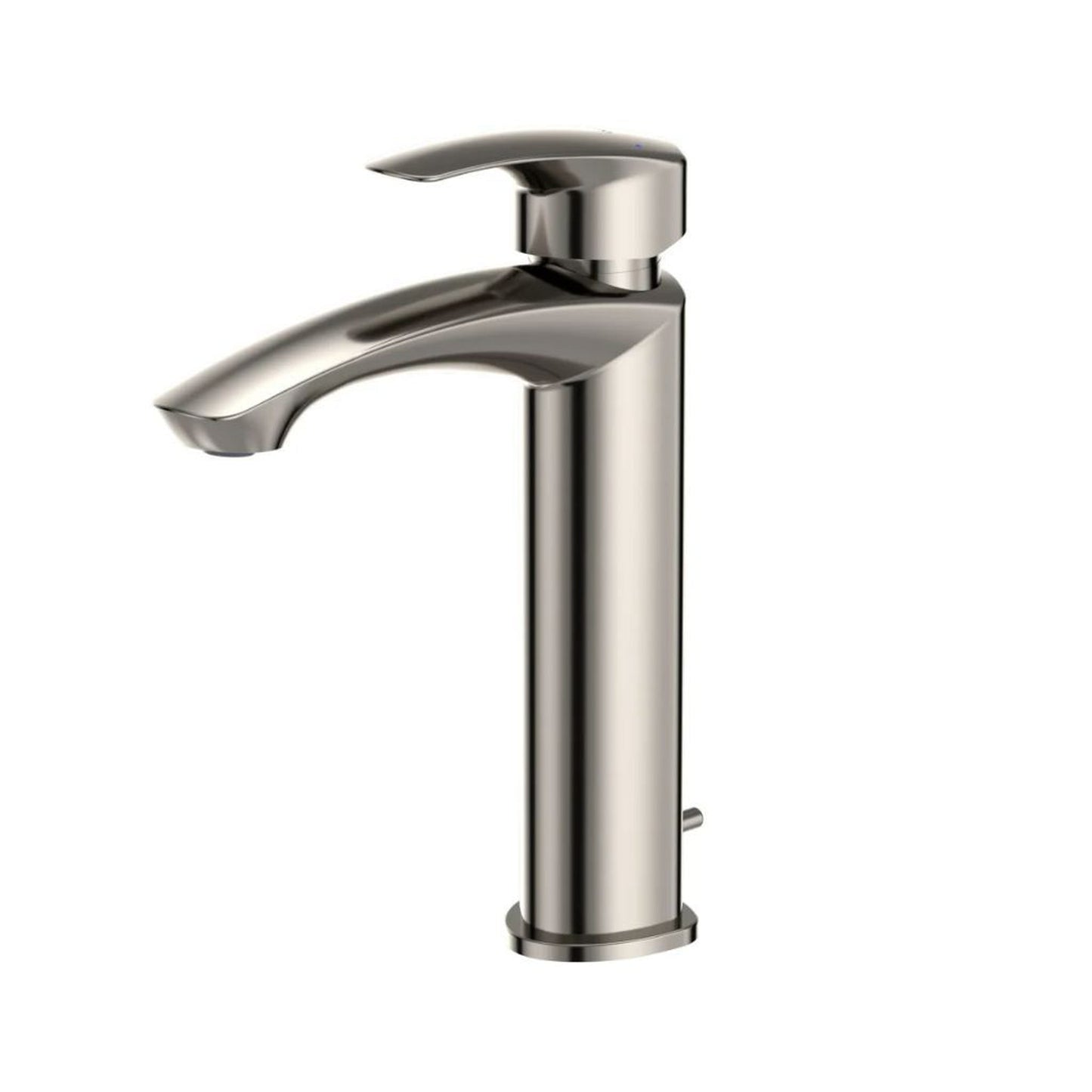 TOTO GM 1.2 GPM Polished Nickel Single-Handle Semi-Vessel Bathroom Sink Faucet With Comfort Glide