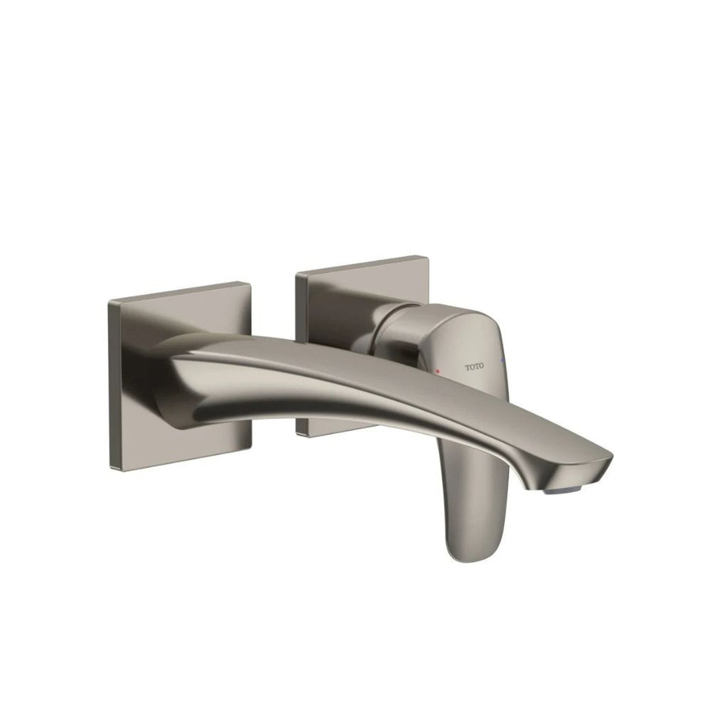 TOTO GM 1.2 GPM Polished Nickel Single-Handle Wall-Mounted Long Bathroom Sink Faucet With Comfort Glide