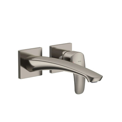 TOTO GM 1.2 GPM Polished Nickel Single-Handle Wall-Mounted Long Bathroom Sink Faucet With Comfort Glide