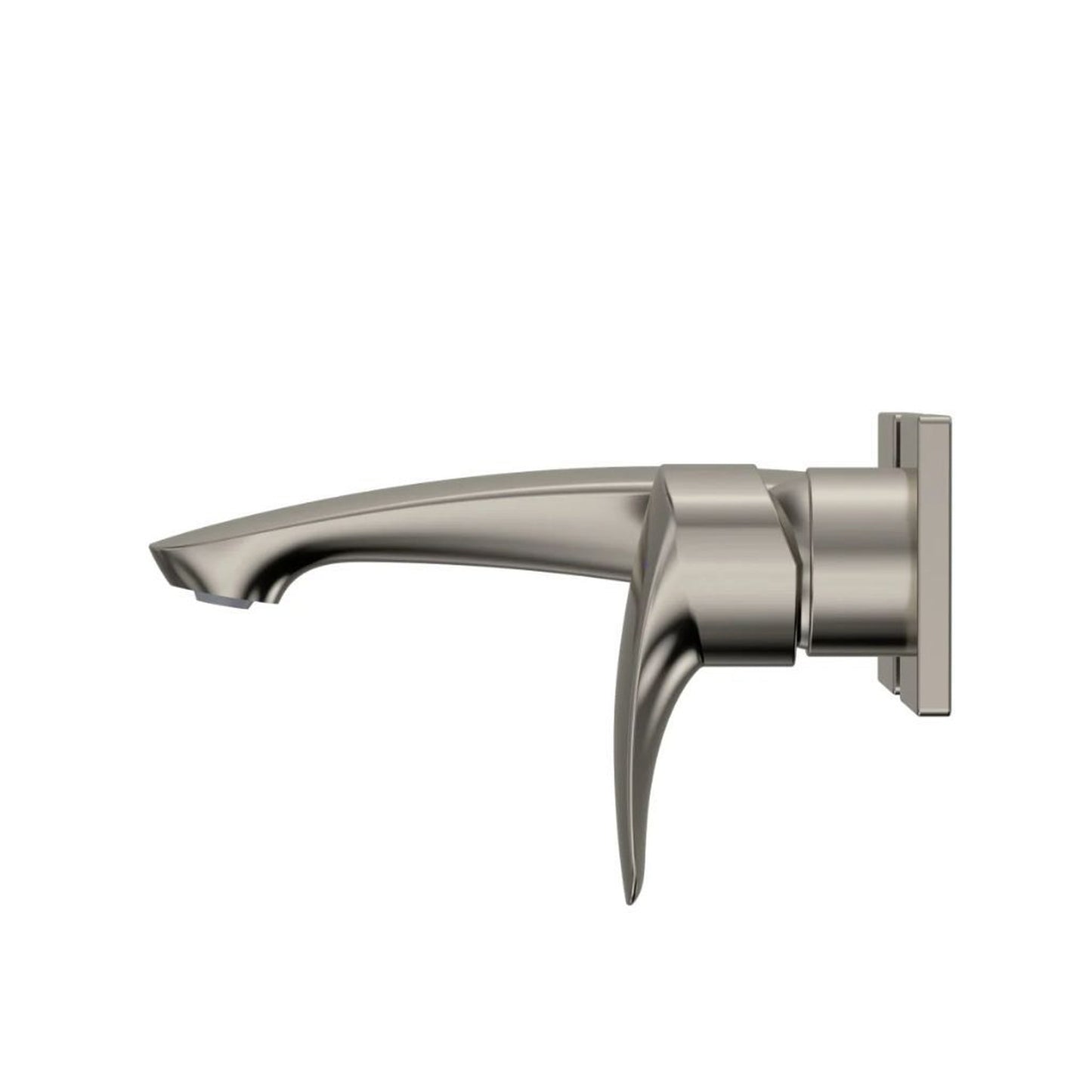 TOTO GM 1.2 GPM Polished Nickel Single-Handle Wall-Mounted Short Bathroom Sink Faucet With Comfort Glide