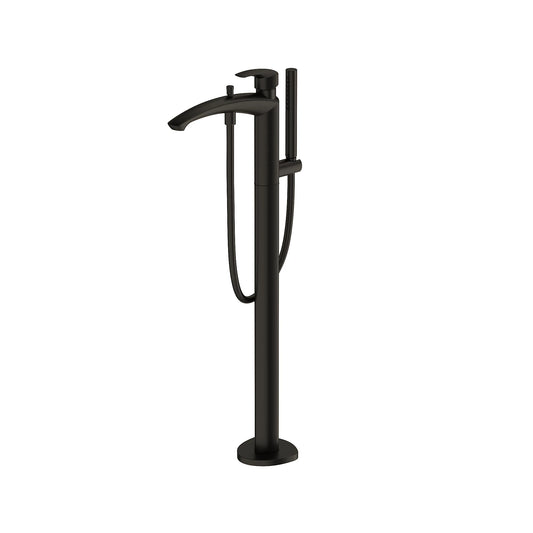 TOTO GM Matte Black Freestanding Tub Filler