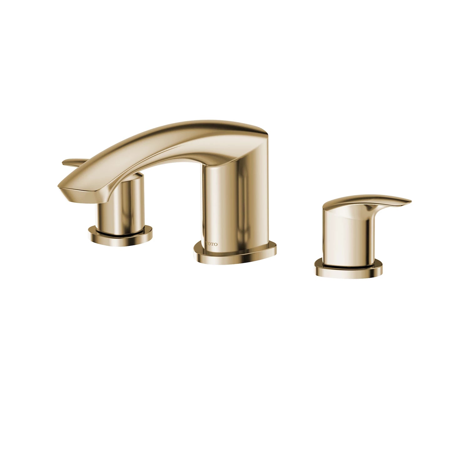 TOTO GM Polished French Gold Three-Hole Roman Tub Filler Trim