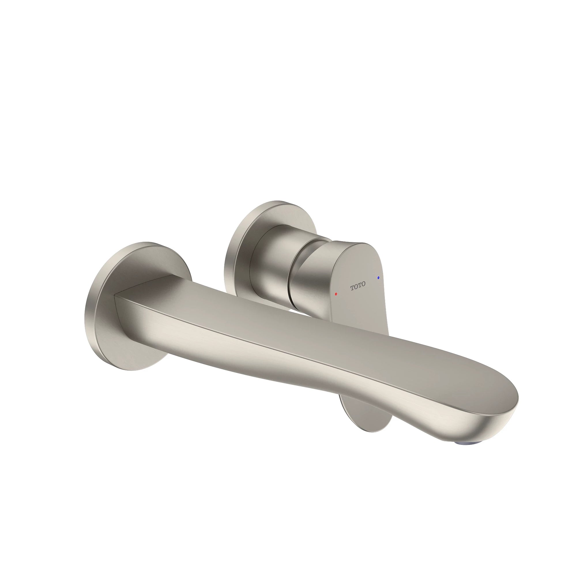 TOTO GO 1.2 GPM Brushed Nickel Long Wall Mount Faucet