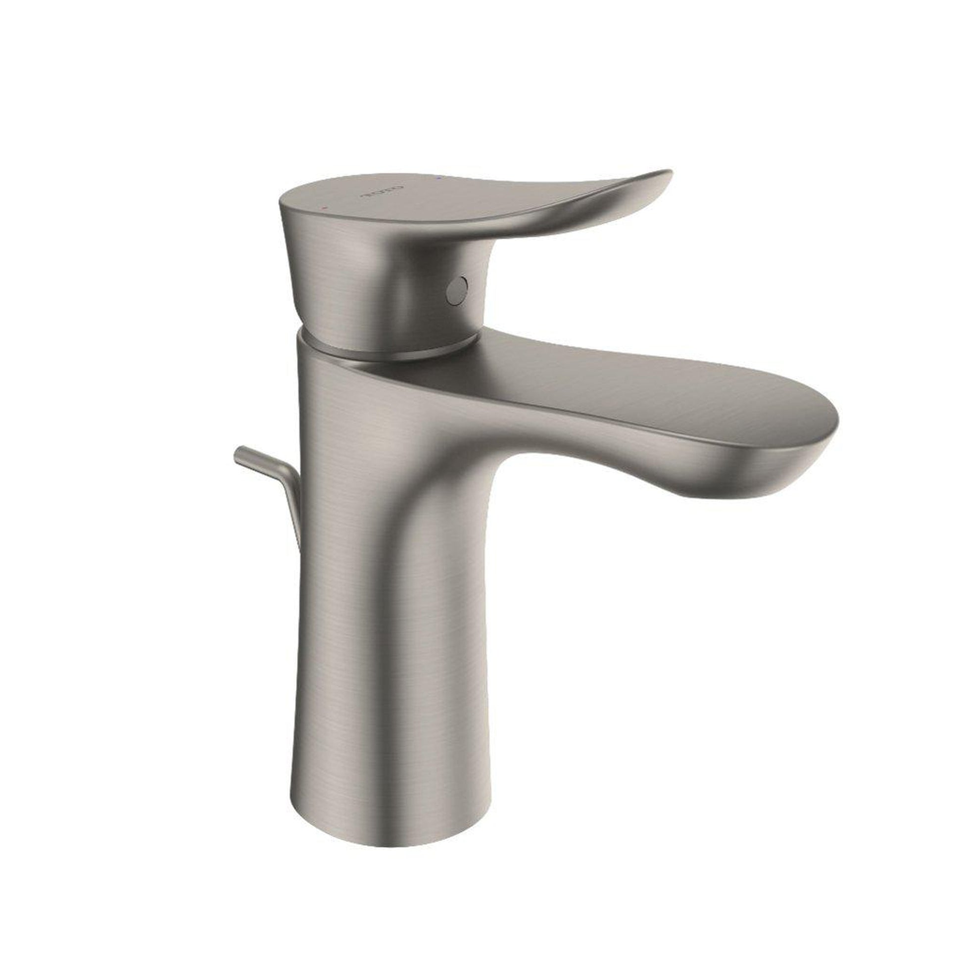 TOTO GO 1.2 GPM Brushed Nickel Single-Handle Bathroom Sink Faucet With Comfort Glide