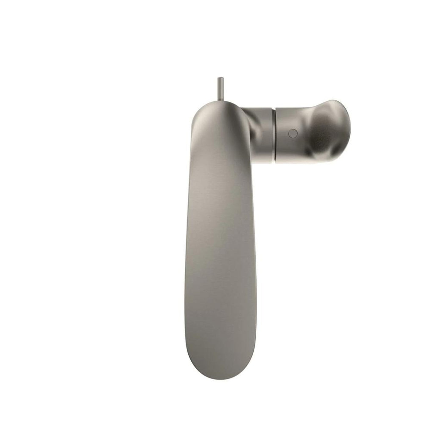 TOTO GO 1.2 GPM Brushed Nickel Single-Hole Side Handle Bathroom Sink Faucet With Comfort Glide