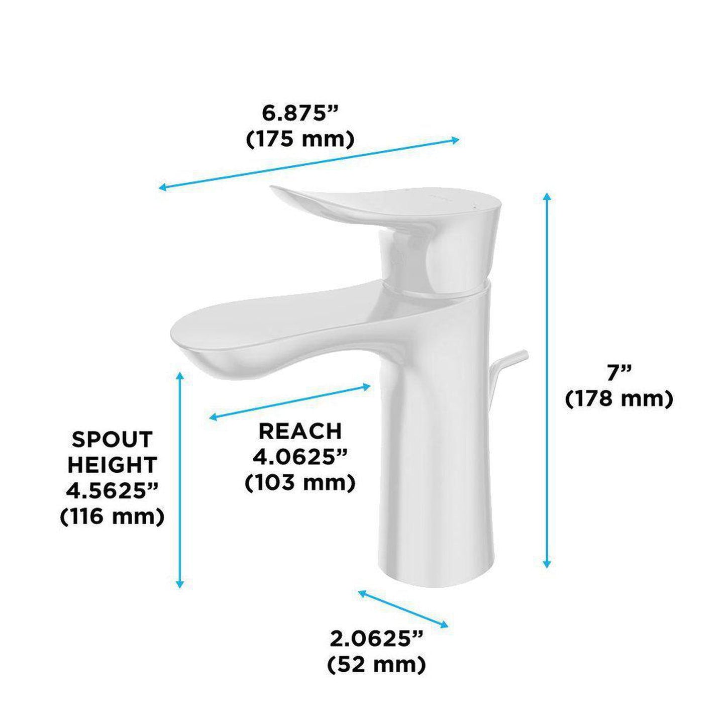 TOTO GO 1.2 GPM Polished French Gold Single-Handle Bathroom Sink Faucet With Comfort Glide