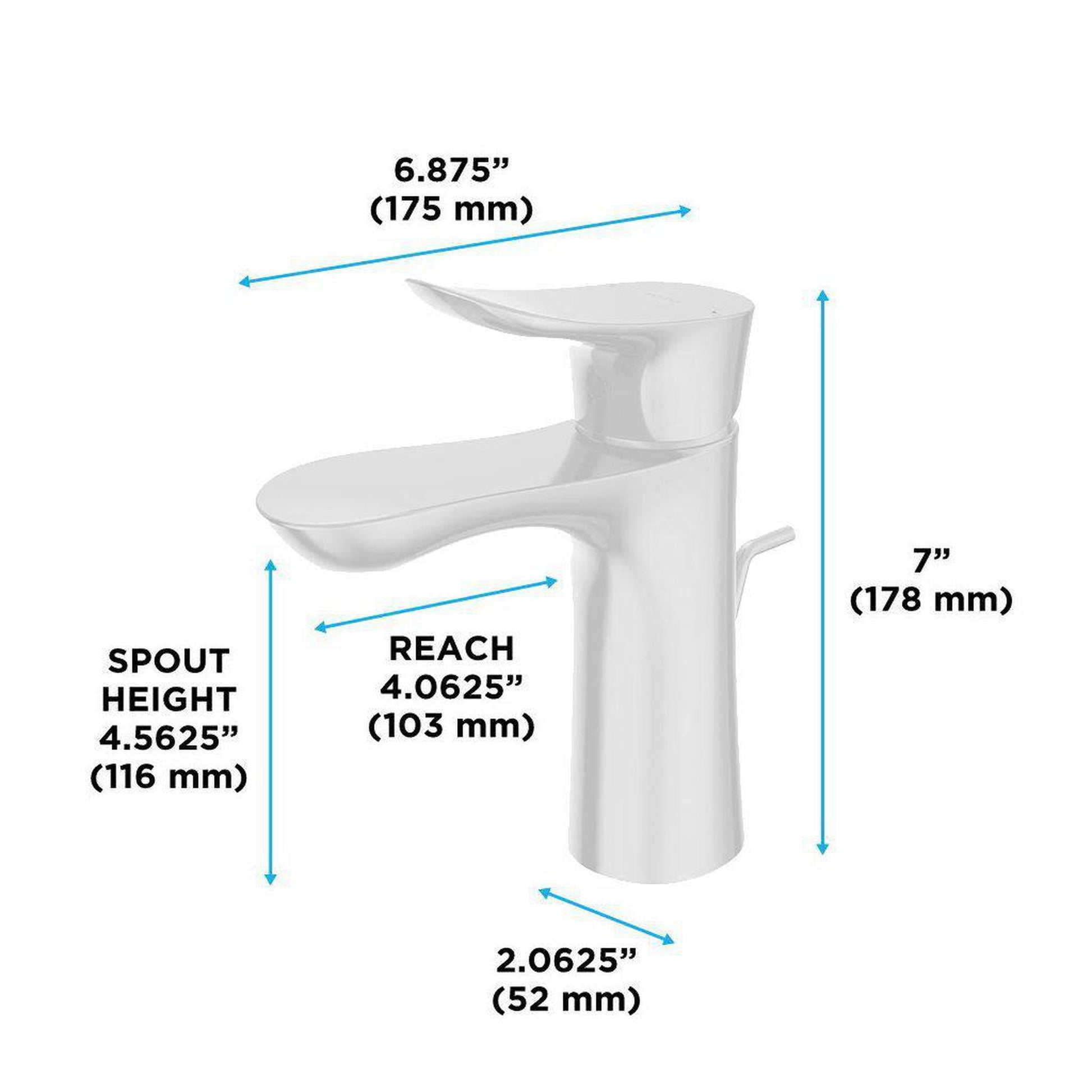 TOTO GO 1.2 GPM Polished French Gold Single-Handle Bathroom Sink Faucet With Comfort Glide