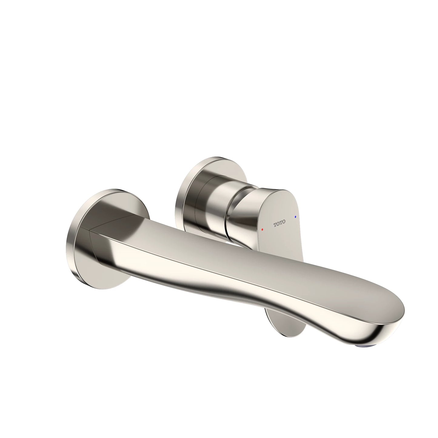 TOTO GO 1.2 GPM Polished Nickel Long Wall Mount Faucet