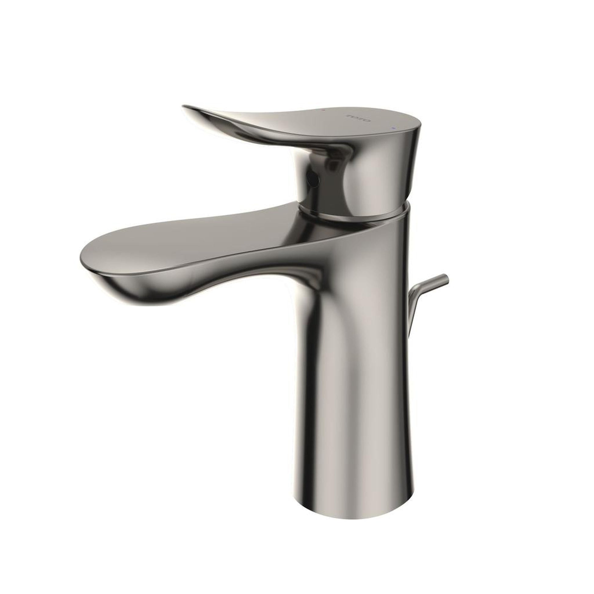 TOTO GO 1.2 GPM Polished Nickel Single-Handle Bathroom Sink Faucet With Comfort Glide