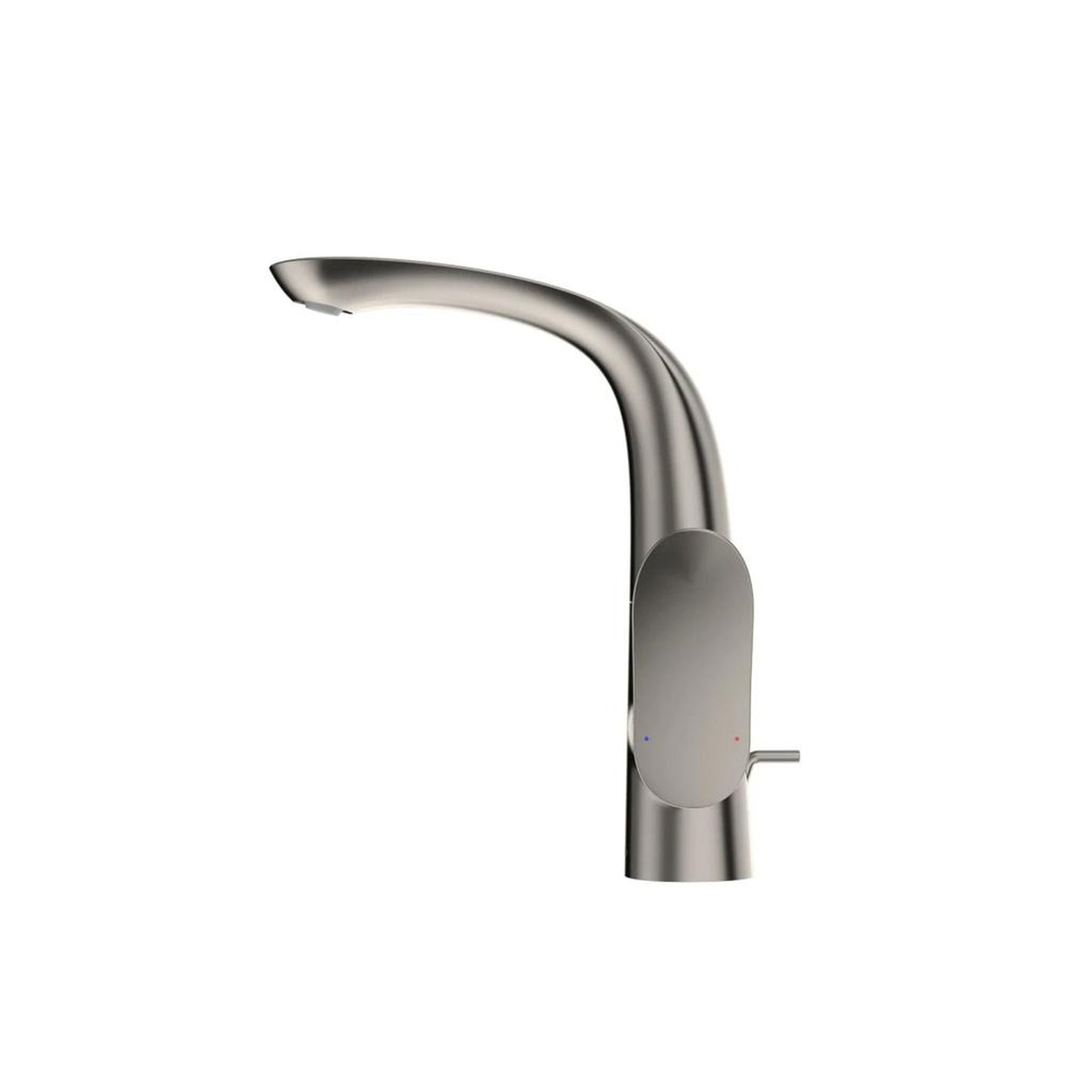 TOTO GO 1.2 GPM Polished Nickel Single-Hole Side Handle Bathroom Sink Faucet With Comfort Glide