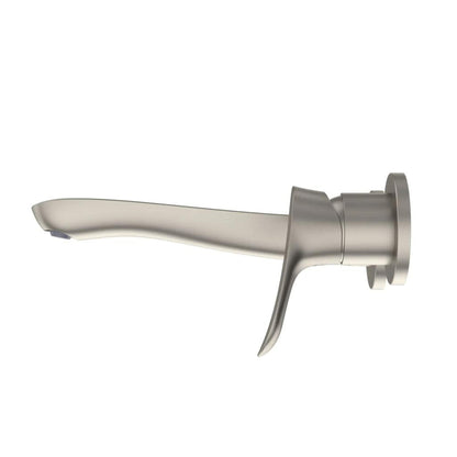 TOTO GO Brushed Nickel 1.2 GPM Single-Handle Long Wall-Mounted Bathroom Sink Faucet With Comfort Glide