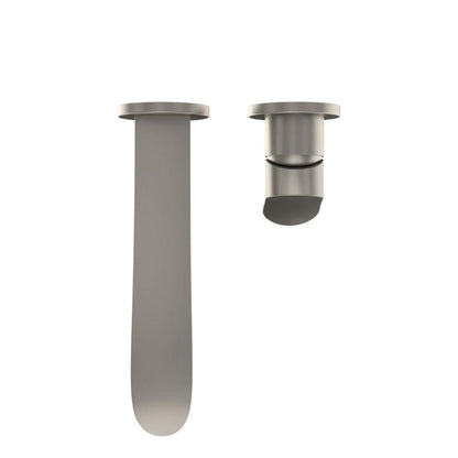 TOTO GO Brushed Nickel 1.2 GPM Single-Handle Long Wall-Mounted Bathroom Sink Faucet With Comfort Glide