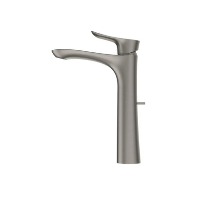 TOTO GO Brushed Nickel 1.2 GPM Single-Handle Vessel Bathroom Sink Faucet With Comfort Glide