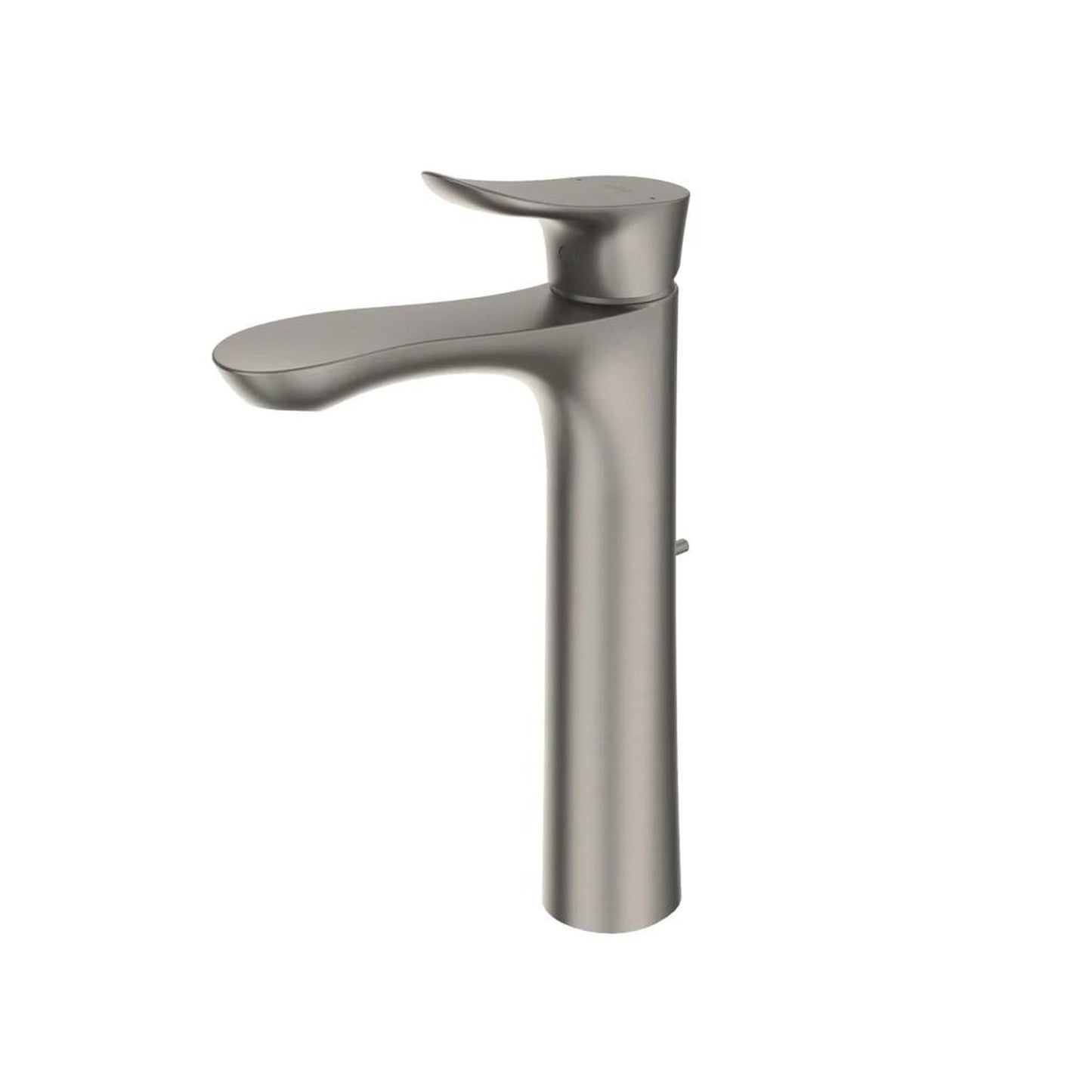 TOTO GO Brushed Nickel 1.2 GPM Single-Handle Vessel Bathroom Sink Faucet With Comfort Glide