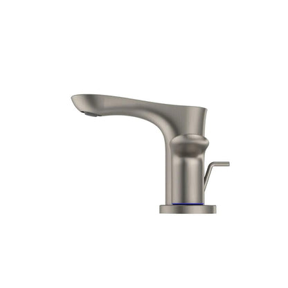 TOTO GO Brushed Nickel 1.2 GPM Two-Handle Widespread Bathroom Sink Faucet With Drain Assembly