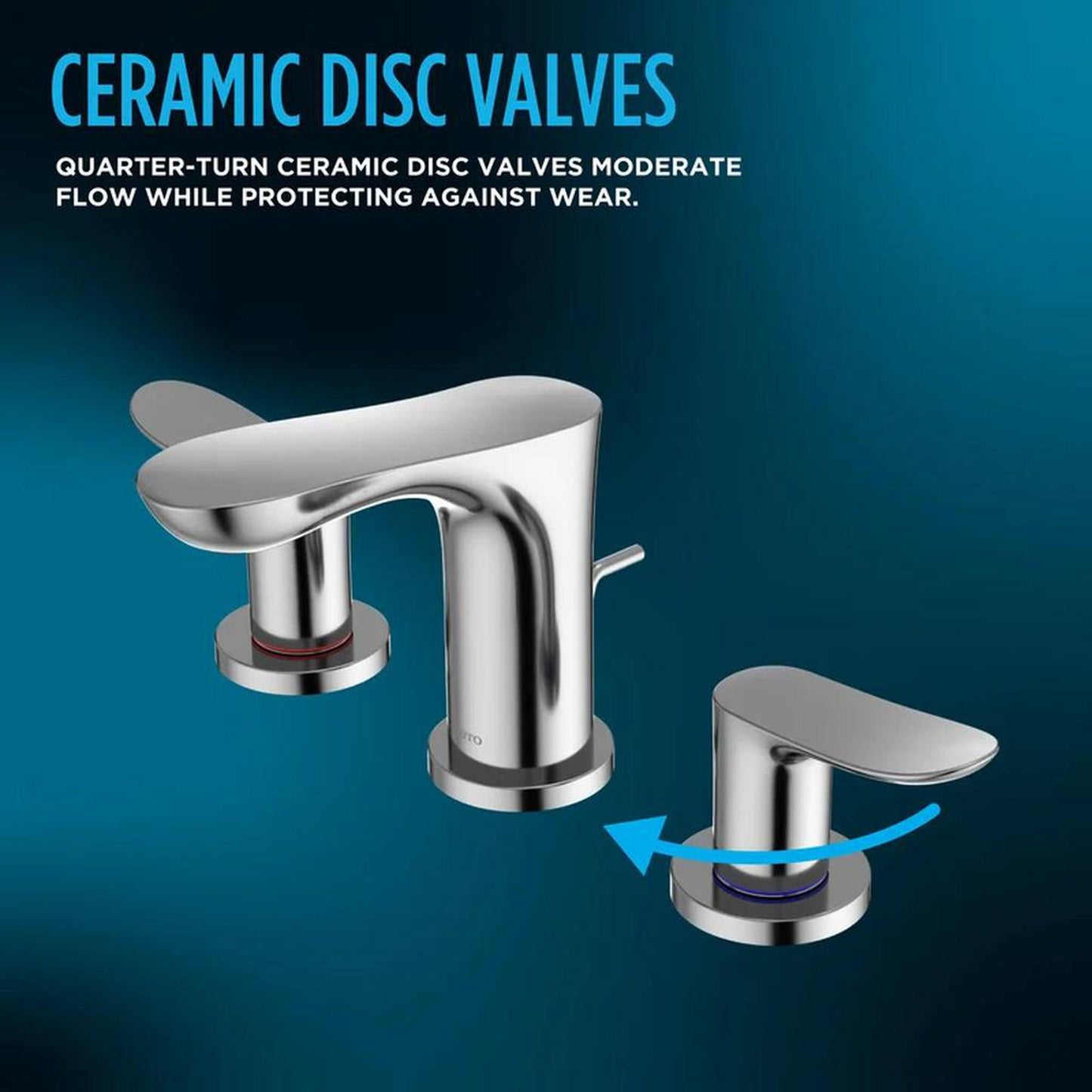 TOTO GO Polished Bronze 1.2 GPM Two-Handle Widespread Bathroom Sink Faucet With Drain Assembly
