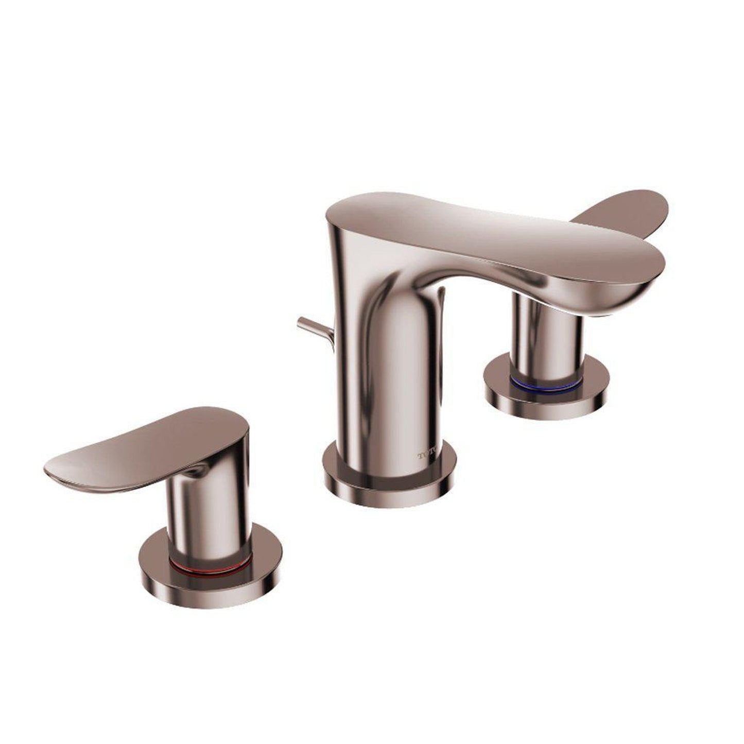 TOTO GO Polished Bronze 1.2 GPM Two-Handle Widespread Bathroom Sink Faucet With Drain Assembly