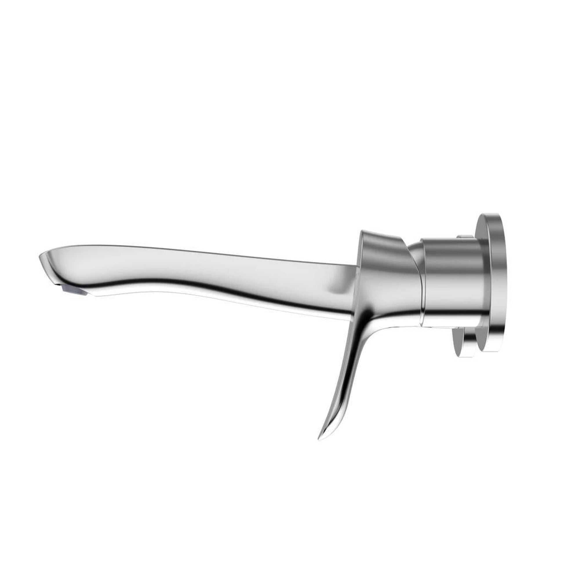 TOTO GO Polished Chrome 1.2 GPM Single-Handle Long Wall-Mounted Bathroom Sink Faucet With Comfort Glide