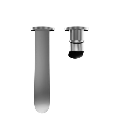 TOTO GO Polished Chrome 1.2 GPM Single-Handle Long Wall-Mounted Bathroom Sink Faucet With Comfort Glide