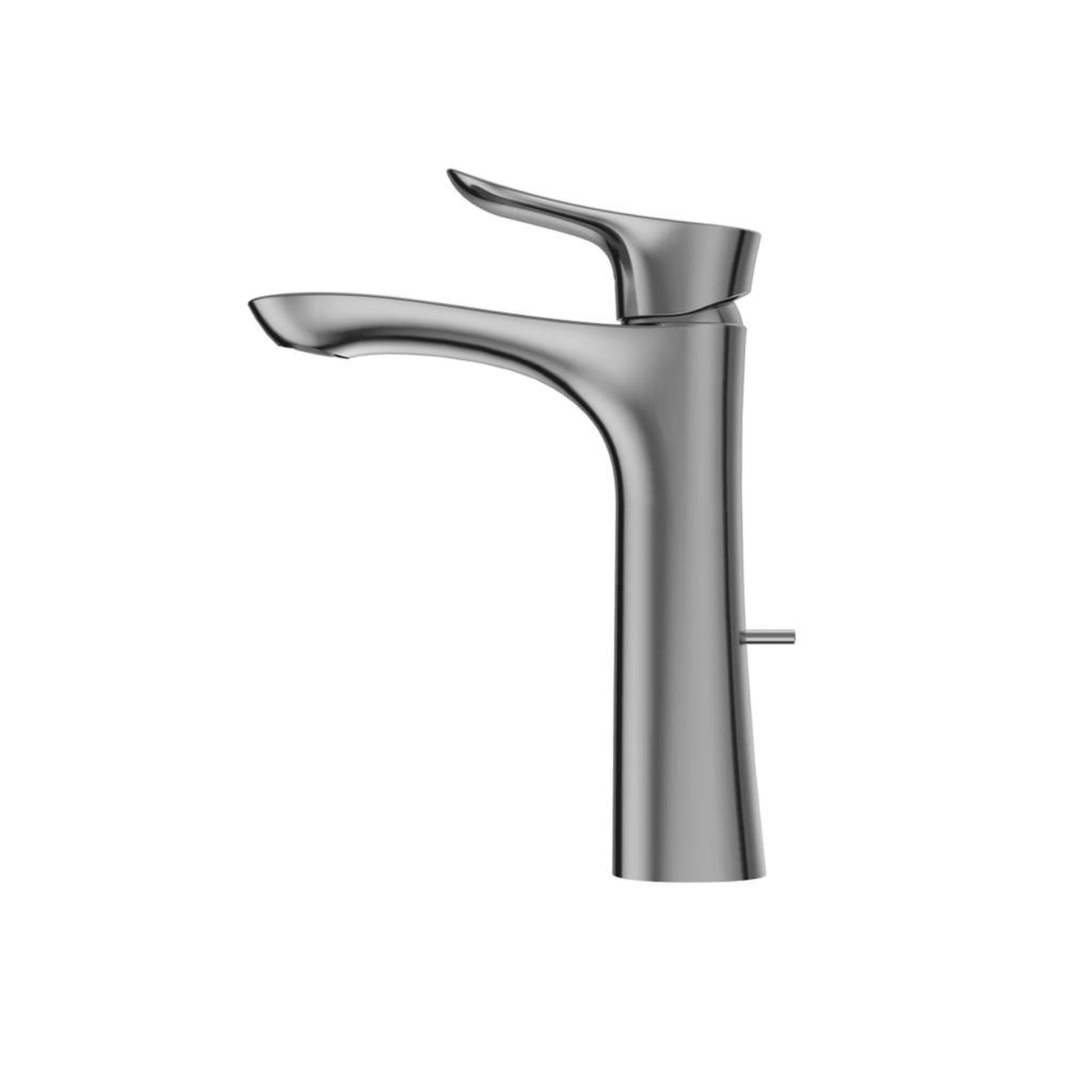 TOTO GO Polished Chrome 1.2 GPM Single-Handle Semi-Vessel Bathroom Sink Faucet With Comfort Glide