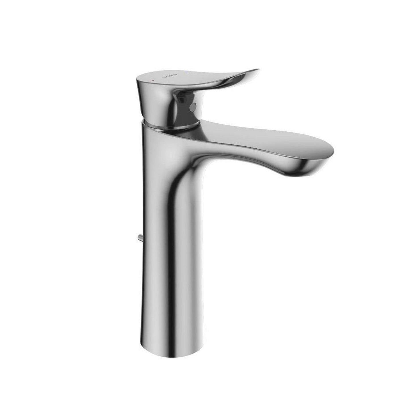 TOTO GO Polished Chrome 1.2 GPM Single-Handle Semi-Vessel Bathroom Sink Faucet With Comfort Glide