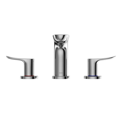 TOTO GO Polished Chrome 1.2 GPM Two-Handle Widespread Bathroom Sink Faucet With Drain Assembly