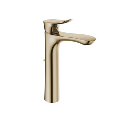 TOTO GO Polished French Gold 1.2 GPM Single-Handle Vessel Bathroom Sink Faucet With Comfort Glide