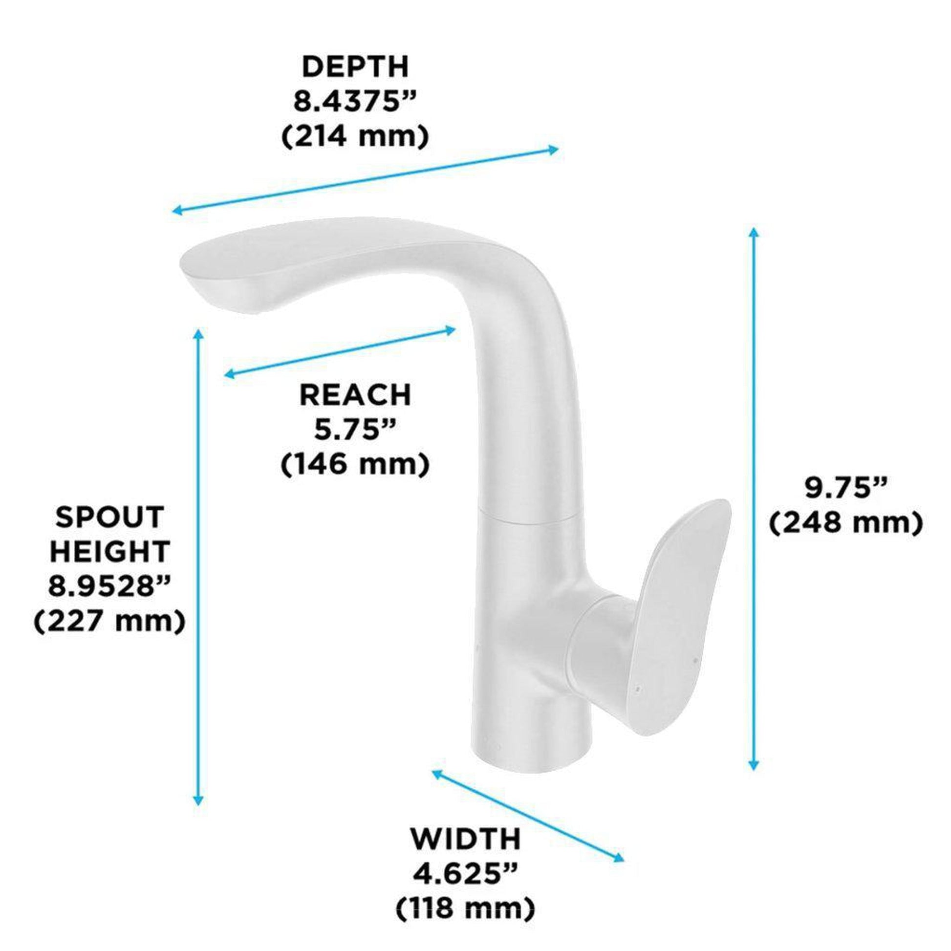 TOTO GO Polished French Gold 1.2 GPM Single-Hole Side Handle Bathroom Sink Faucet With Comfort Glide