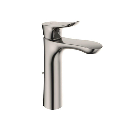 TOTO GO Polished Nickel 1.2 GPM Single-Handle Semi-Vessel Bathroom Sink Faucet With Comfort Glide