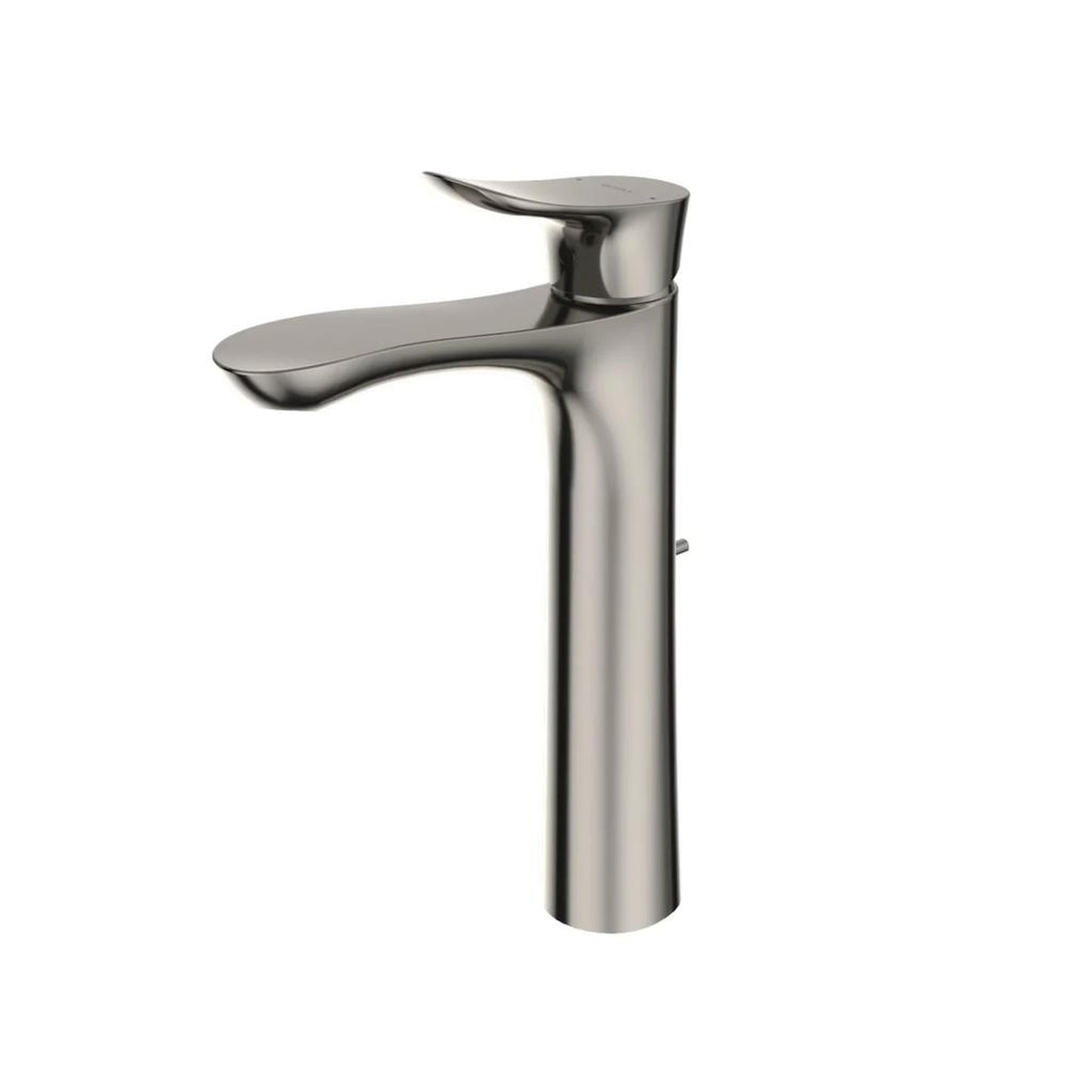 TOTO GO Polished Nickel 1.2 GPM Single-Handle Vessel Bathroom Sink Faucet With Comfort Glide