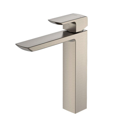 TOTO GR Brushed Nickel 1.2 GPM Single-Handle Vessel Bathroom Sink Faucet With Comfort Glide