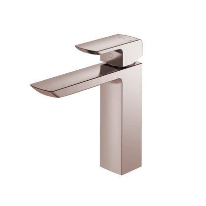 TOTO GR Polished Bronze 1.2 GPM Single-Handle Semi-Vessel Bathroom Sink Faucet With Comfort Glide