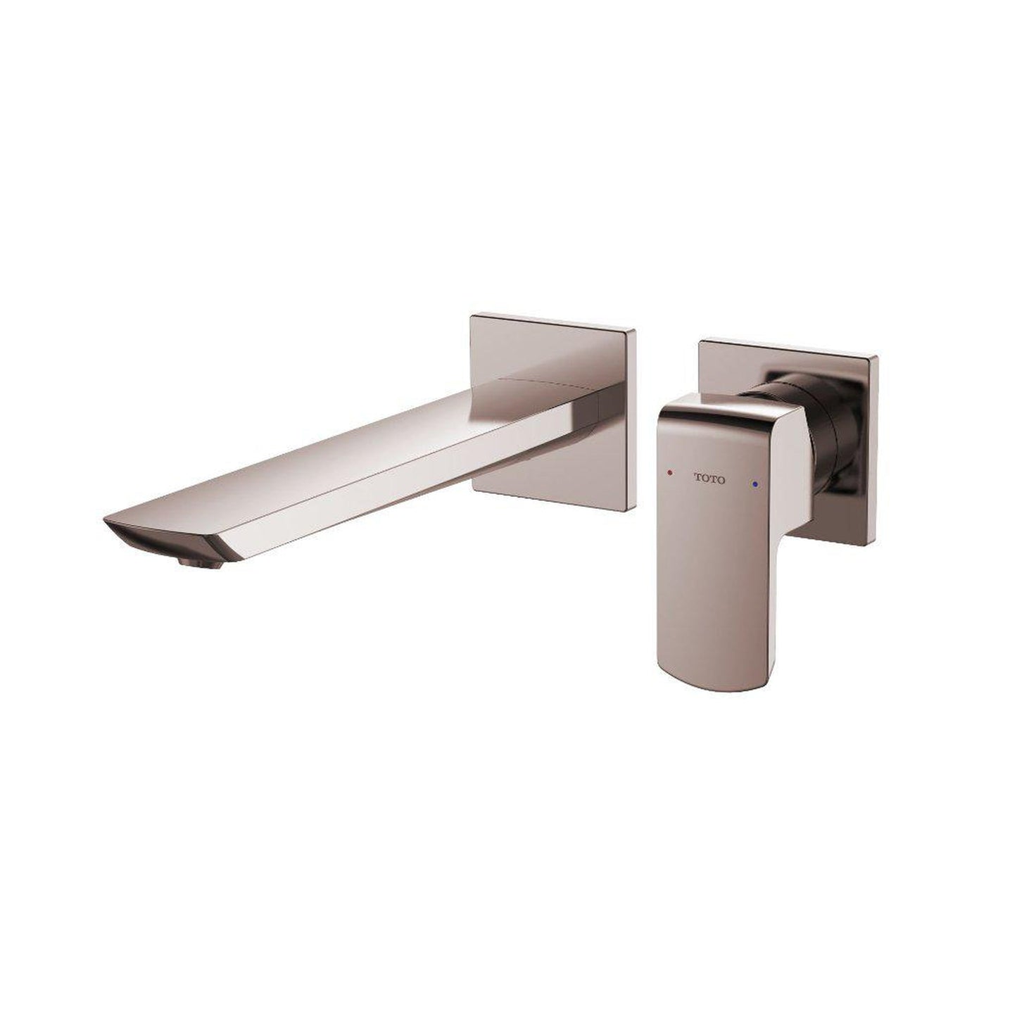 TOTO GR Polished Bronze 1.2 GPM Single-Handle Wall-Mounted Bathroom Sink Faucet With Comfort Glide