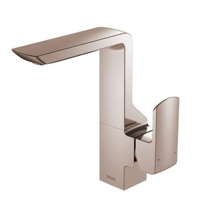 TOTO GR Polished Bronze 1.2 GPM Single-Hole Side Handle Bathroom Sink Faucet With Comfort Glide